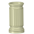 vase_column_02-11.png vase from a historical fragment of a column for 3d-print or cnc