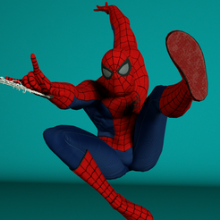 ThePrint3DBoy_SpidermanP0010.png 3D-Datei Spiderman Figure kostenlos・3D-Druck-Modell zum herunterladen, ThePrint3D-Boy