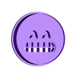 Emoji_Grimacing_OogiMe.STL Fichier STL gratuit Emoji Cookie Cutter・Design imprimable en 3D à télécharger