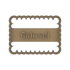 Petit-beurre-Gabriel.jpg Cookie cutters small Butter name Gabriel