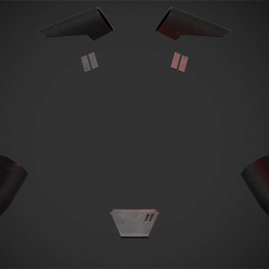 SecondSisterArmorFrontal.png Файл STL Доспехи второй сестры для косплея・Шаблон для 3D-печати для загрузки
