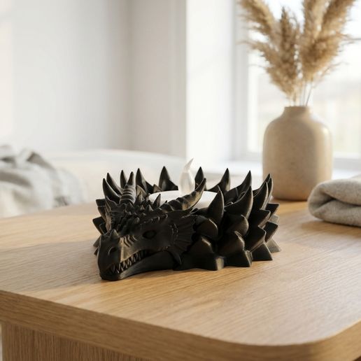 Dragon LED Tealight Candle Holder