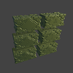 Container.png Файл STL Грузовой контейнер Space Dwarf [wargame terrain]・Шаблон для 3D-печати для загрузки