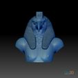 3Dprint2.jpg 3-pack 20% discount Dozer Bust God Mops, Horus, Anubis
