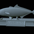 Greater-Amberjack-statue-44.png fish greater amberjack / Seriola dumerili statue detailed texture for 3d printing