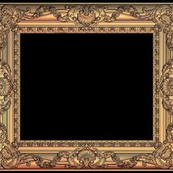 99.jpg Free STL file frame art piece paint・3D printing template to download