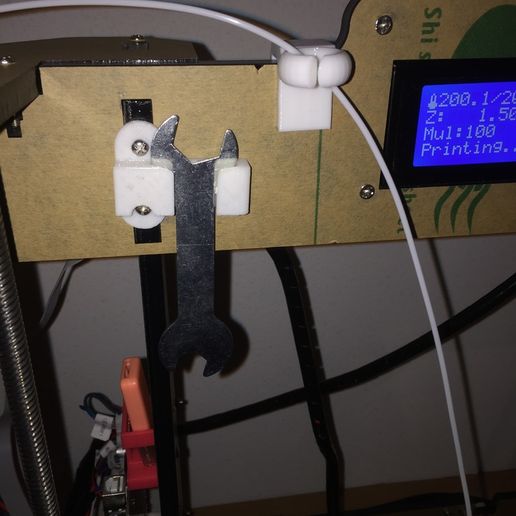 Nut key support Anet A8 3D model