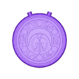 medallion of time engraved (chain holes).STL Medallion of Time (Prince of Persia Warrior Within Engraved)