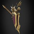 LeonaBundleLateral.jpg League of Legends Leona  Armor with Shield and Blade for Cosplay