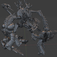 Slaughter-Pose-Preview.png SPACE BUGS OF DEATH CARNATHEMA ABOMINATION MODEL KIT