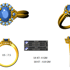 1.png STL file Sterling stl rings・3D printable model to download