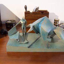 Dune_bull_statu_icon.jpg 3D-Datei Dünenstier-Statue herunterladen • Design zum 3D-Drucken, 3D-mon