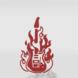 1.png wall decor flame electric guitar