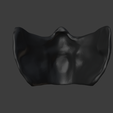 back.png Forever Purge Movie 2021 Scull Mask - STL File. 3 versions - 2 normal and low-poly