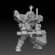 ork commando axeman.jpg STL-Datei Ork Astroknight Megapack・3D-Drucker-Vorlage zum herunterladen