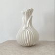 IMG_9686.jpeg Vase -Future- STL file, 3D model for 3D printing modern aesthetic vase decoration for living room floor vase artificial flowers vase gift