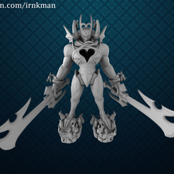 Dark-Inferno.png STL file Dark Inferno (Kingdom Hearts)・Model to download and 3D print, Irnkman