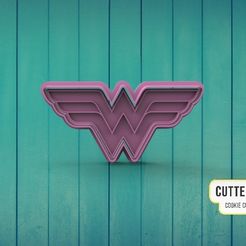 wonderwoman-logo.jpg Wonder Woman Logo Wonder Woman Cookie Cutter