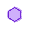Interlocking hexagons - 150width-220height.stl Cubes hexagonaux à emboîtement