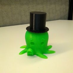 octo-with-hat.jpg Top Hat for Cute Octopus