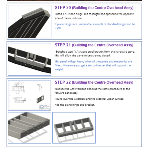 💭 Boeing 737 Overhead Structure – 201‑Page Full Build Guide (LHS, RHS ...