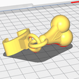 print-in-place.png STL file Croc Nuts・3D printing idea to download