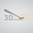 teaspoon_main8.jpg Tea Spoon - Teaspoon, Kitchen tool, Kitchen equipment, Cutlery, Food, dining cutlery, decoration, 3D Scan, STL File