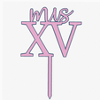 mis_15_romano_png.png Cake topper my XV
