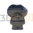 c3.jpg 3D Miniatur-Schildkröte ORANGE - Figur, niedlich, Chibi