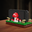 3B0A7105-FF4A-452B-BAA0-CF2335E568BB.png Mushroom Nintendo Switch Dock Holder 3D Model