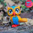 5.jpg CUTE FELXY OWL BIRD FEMALE AND MALE (TWO VERSION)