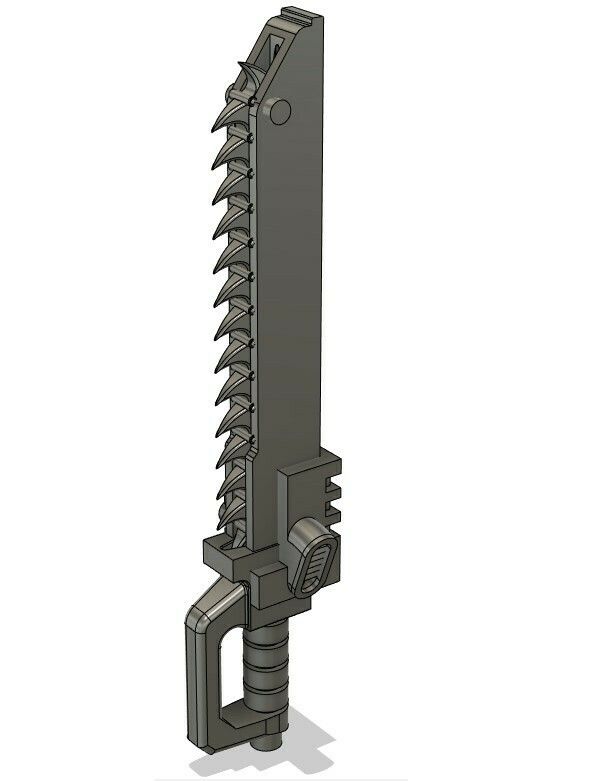 Warhammer 40k Chainsword 3D Printed Replica Cosplay - agrohort.ipb.ac.id