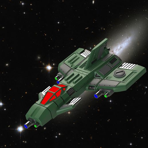 🛩️ Battletech - Transgressor Aerospace Fighter・Free STL File for 3D ...