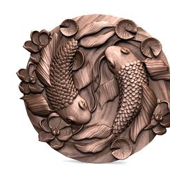 Fishes-CNC-.1.jpg STL file Fish CNC・3D printing design to download
