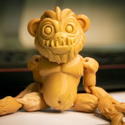 Shot_07.jpg 3D-Datei Flexi Monkey Druck an Ort und Stelle・Design für 3D-Drucker zum herunterladen