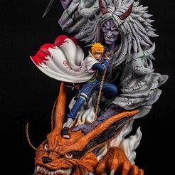 V7 a AIP RSA Namikaze Minato vl soe STL file minato and Kurama / naruto・3D printing template to download