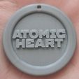 PrintedLogo.jpg Atomic Heart keychain