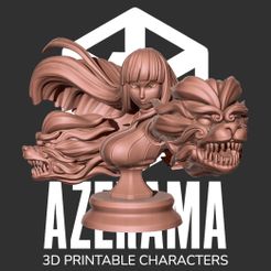 Hinata_BUSTThumb.jpg Fichier 3D STL DU BUSTE D'HINATA PRÊT POUR LA 3D・Design pour imprimante 3D à télécharger