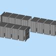 17.jpg Container Trailer scale. Semi trailer frame shipping container chassis