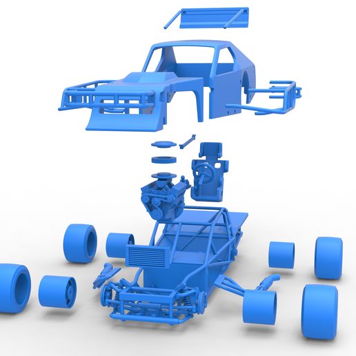 76.jpg Diecast Asphalt Modified stock car Scale 1:25