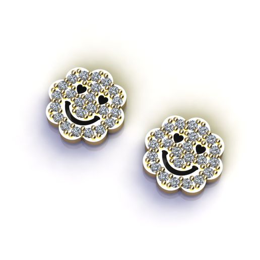 Kid Earrings  3dm with stl files 3D print model 3D model