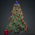 2w.jpg Chrismas Tree 3D Model - Obj - FbX - 3d PRINTING - 3D PROJECT - GAME READY NOEL Chrismas Tree  Chrismas Tree NOEL
