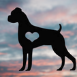 boxer-pic-example.png Boxer dog silhouette with heart decoration