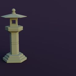 untitled.jpg STL file Japanese Lamp・3D printing model to download