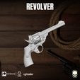 REVOLVER on ae |e tsi (2) cgtrader cance Boh ms REVOLVER FOR 6 INCH ACTION FIGURES