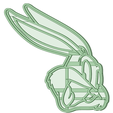 bugs bunny_1.png Bugs Bunny cookie cutter