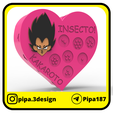 San-Valentin-Vegeta.png OX - CANDY BOX - CONTAINER - STORAGE - VALENTINE'S DAY BOX - VEGETA