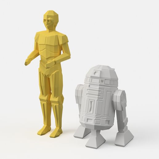droid single.jpg Low-Poly-Spielzeug