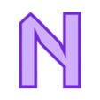 N.stl Letters and Numbers ROBOCOP | Logo