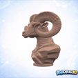 jpg_frame_22.jpg Powerful Black Stone Ram Bust – RDW3D-H2YIJ